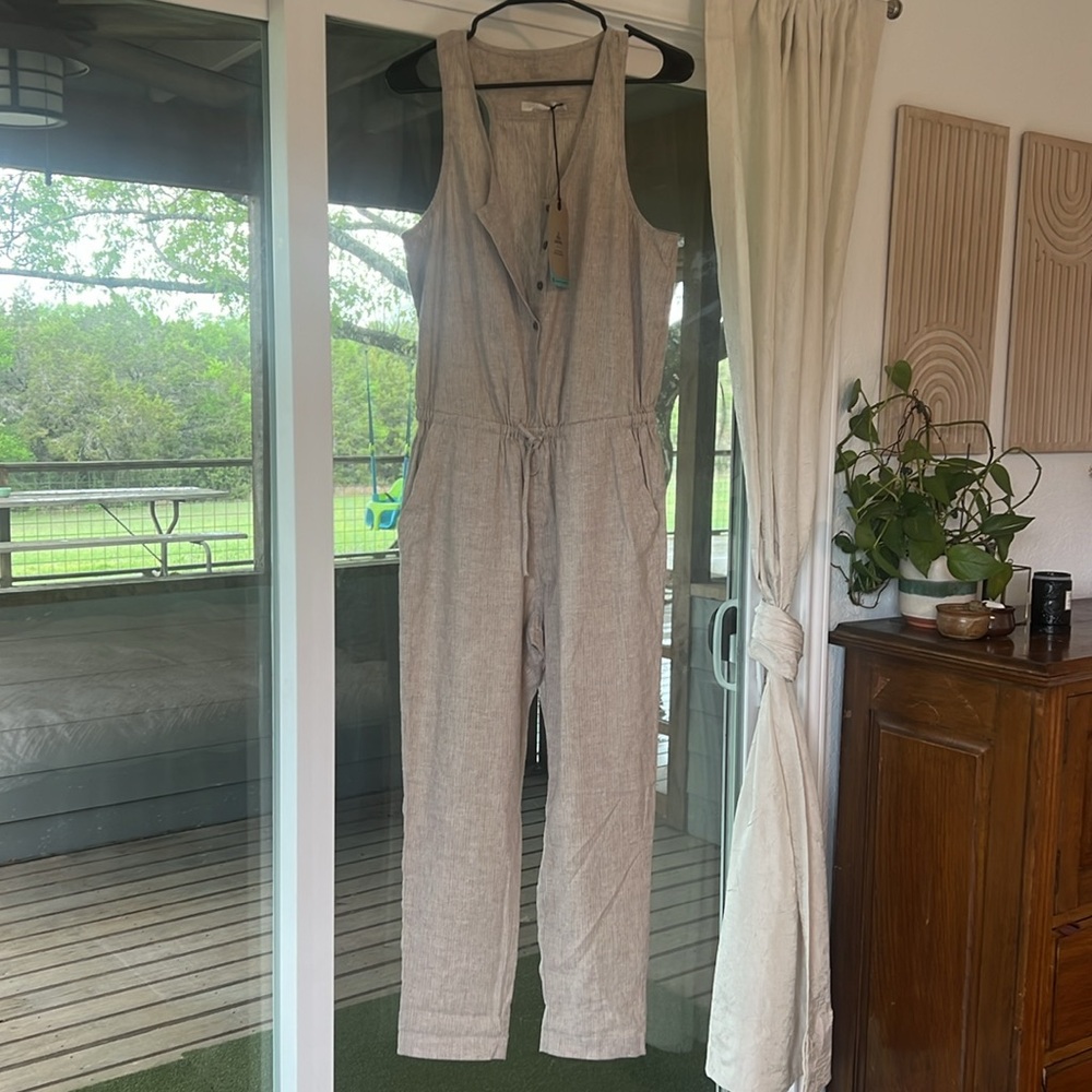 Prana Beige Jumpsuit